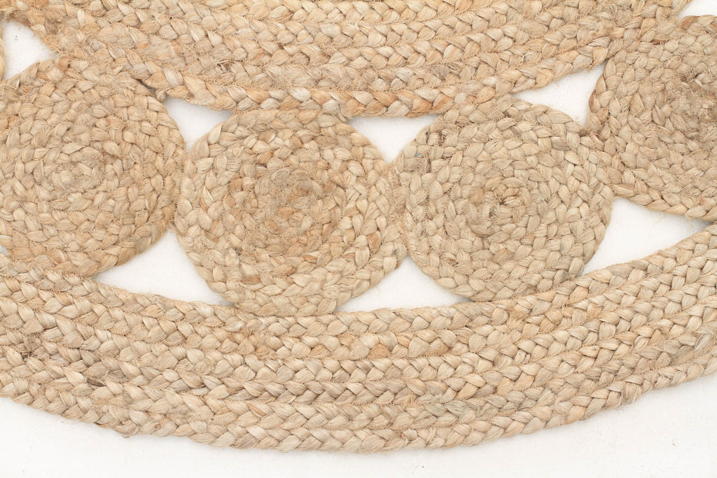 Kochi Hand-Braided Round Jute Rug