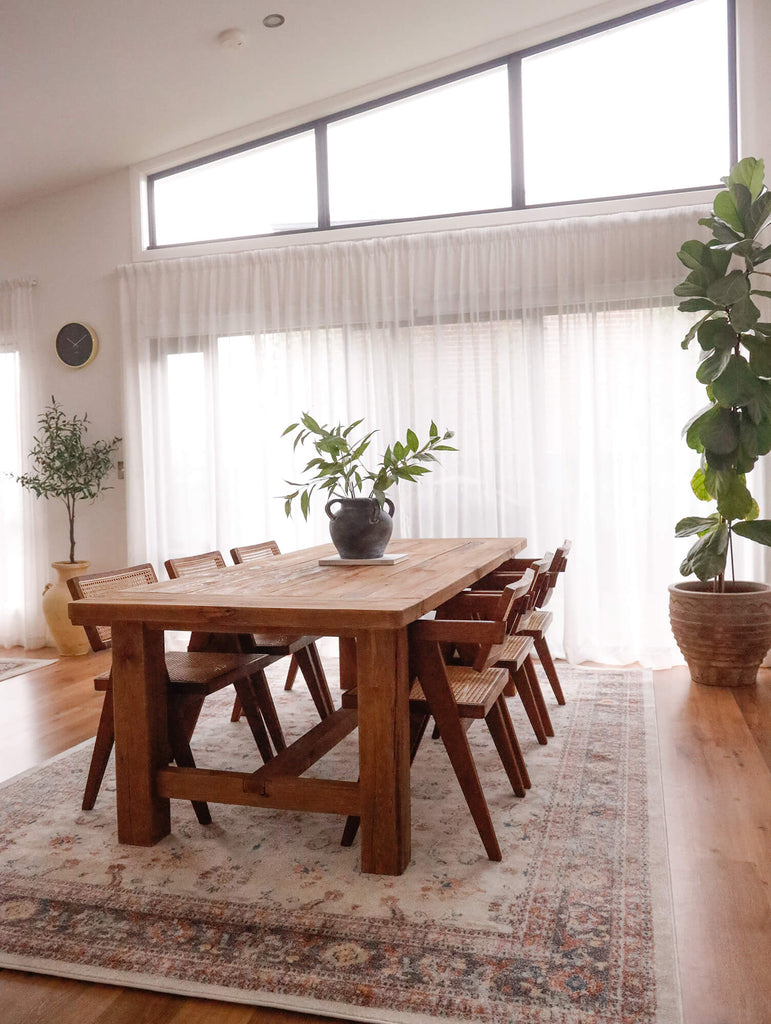 Addison Cream and Purple Multi-Colour Distressed Rug