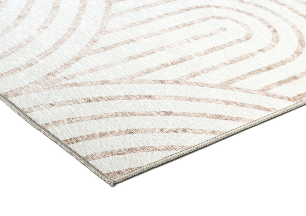 Adlin Beige Cream Indoor Outdoor Washable Rug