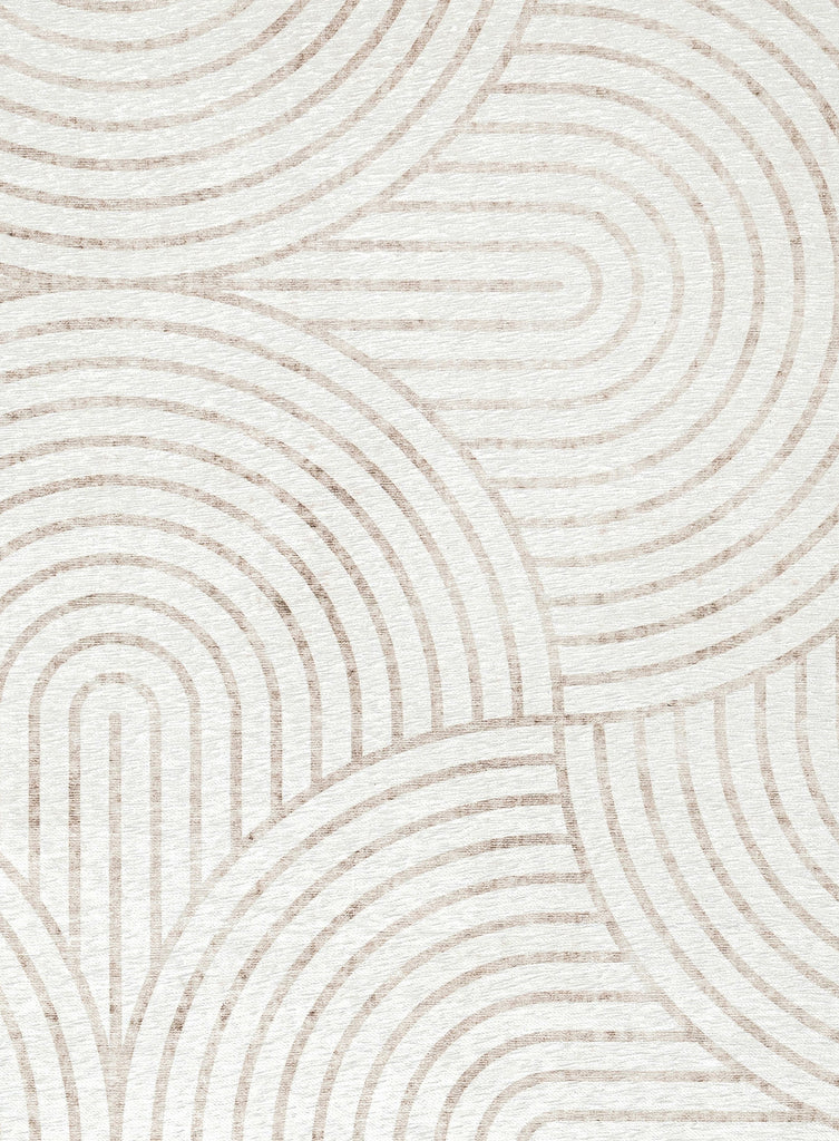 Adlin Beige Cream Indoor Outdoor Washable Rug