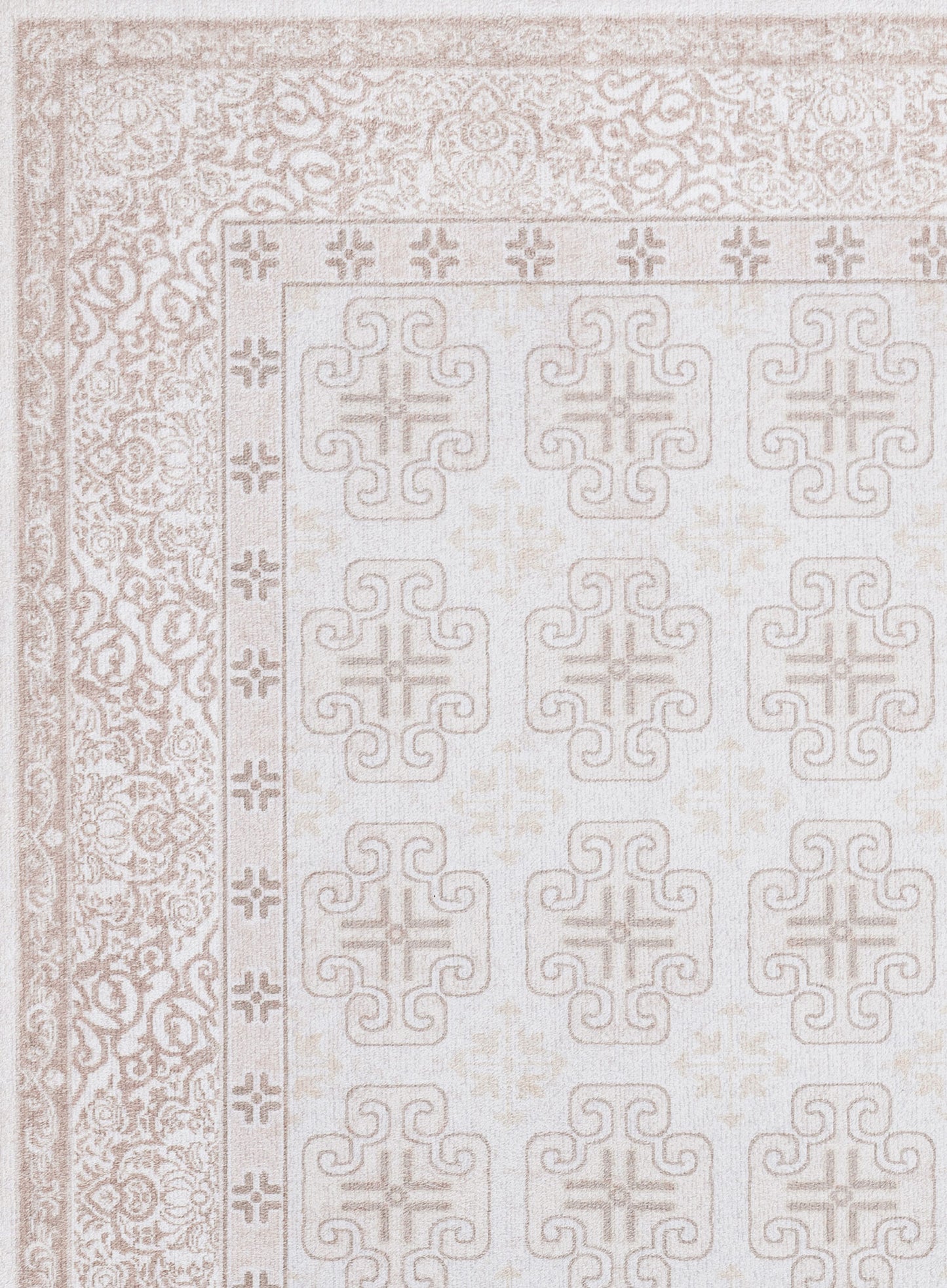 Aggy Pink Neutral Plush Rollie Pollie Playmat