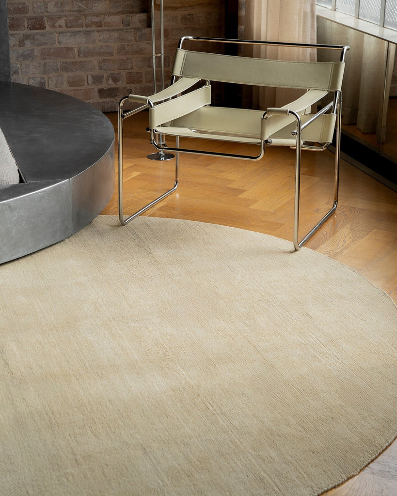 Alek Cream Handwoven Round Rug