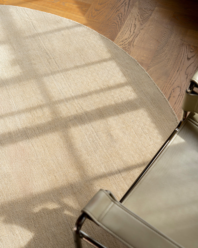 Alek Cream Handwoven Round Rug