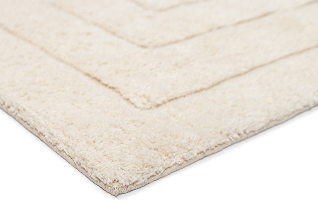 Allison Cream Beige Modern Cotton Washable Rug