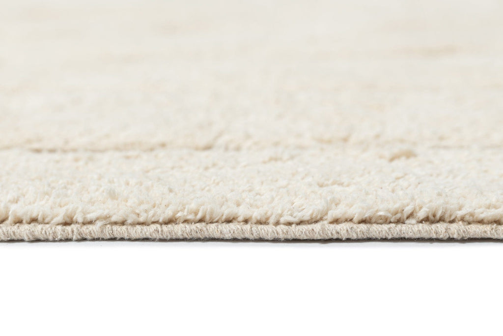 Allison Cream Beige Modern Cotton Washable Rug