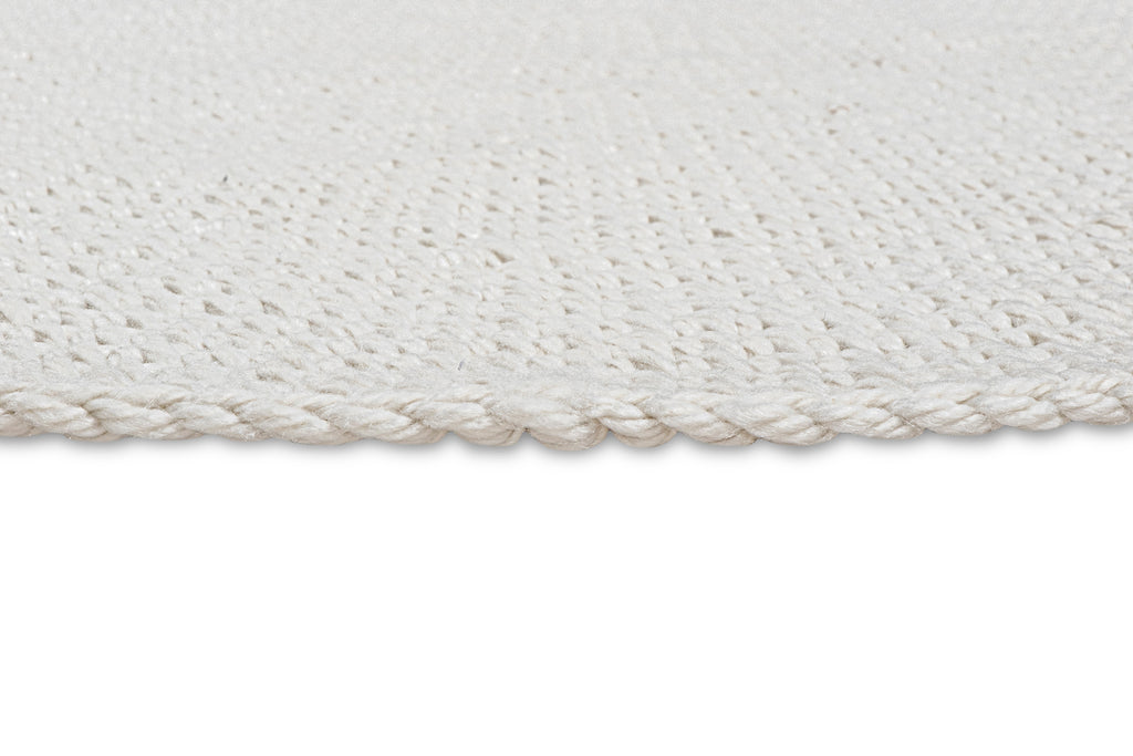Arlenis Ivory Crochet Indoor Outdoor Round Rug
