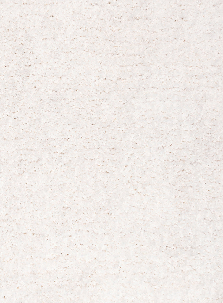 Athena Ivory Handmade Shag Rug