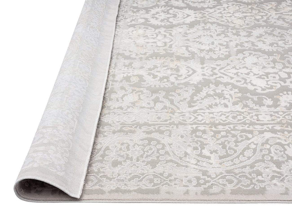 Aylin Cream Ivory And Grey Traditional Floral Rug *NO RETURNS UNLESS FAULTY