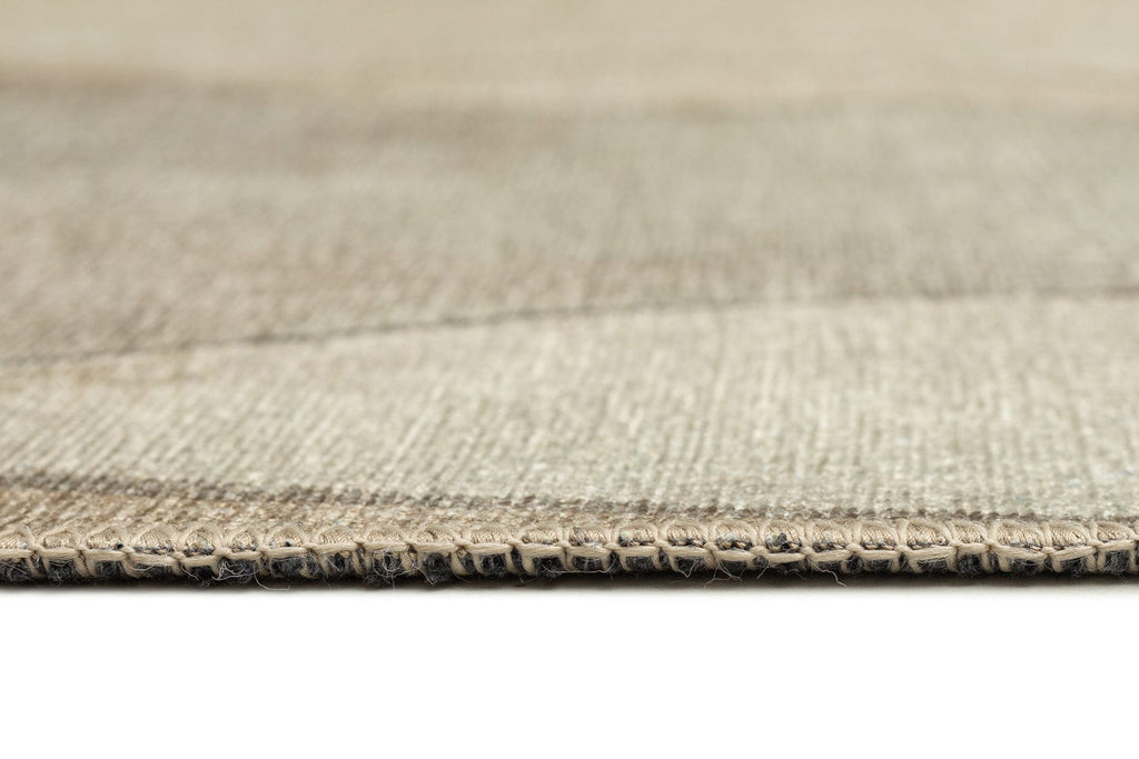 Azra Grey and Beige Abstract Washable Rug