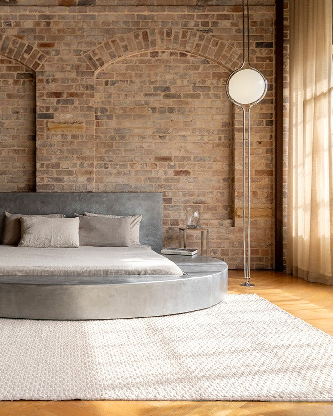 Bambi Ivory Chunky Wool Rug