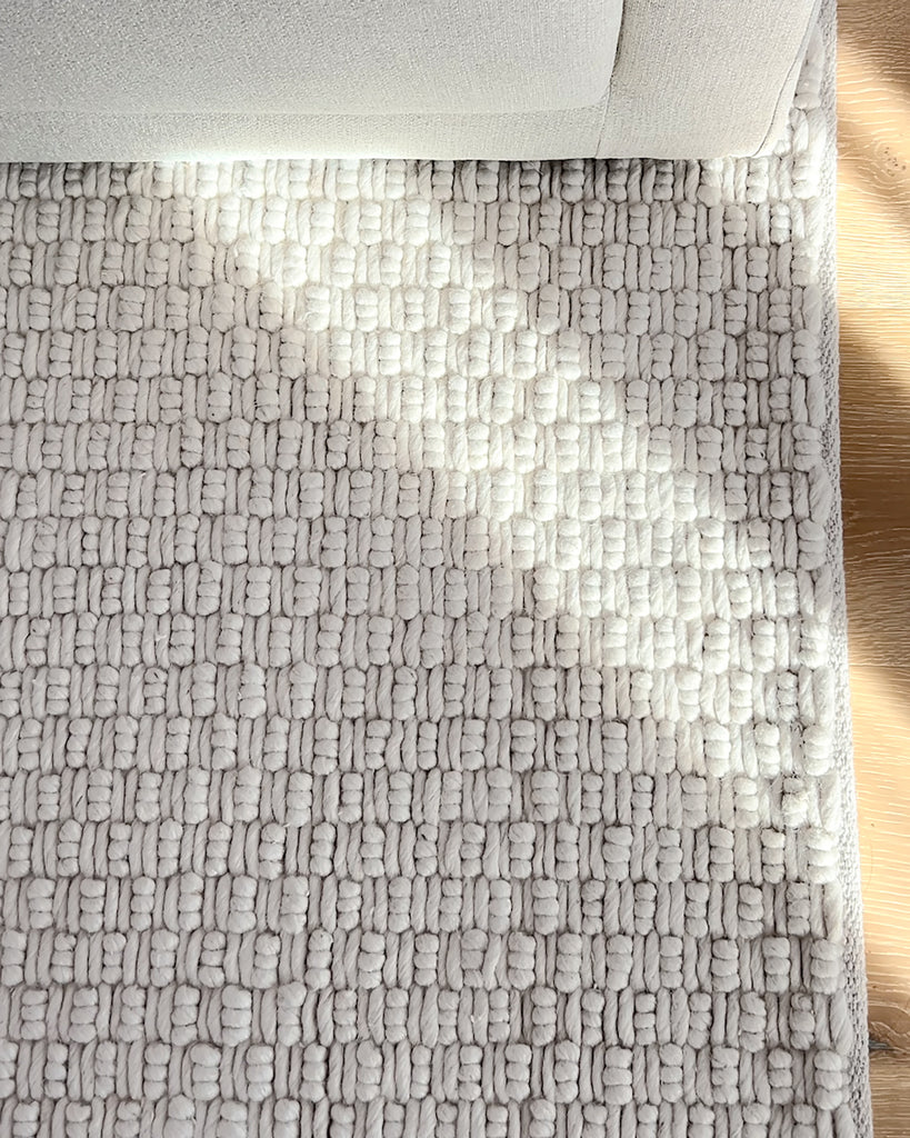 Bambi Ivory Chunky Wool Rug