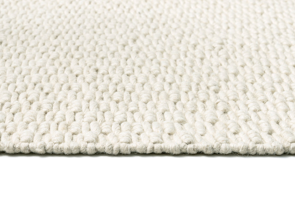 Bambi Ivory Chunky Wool Rug