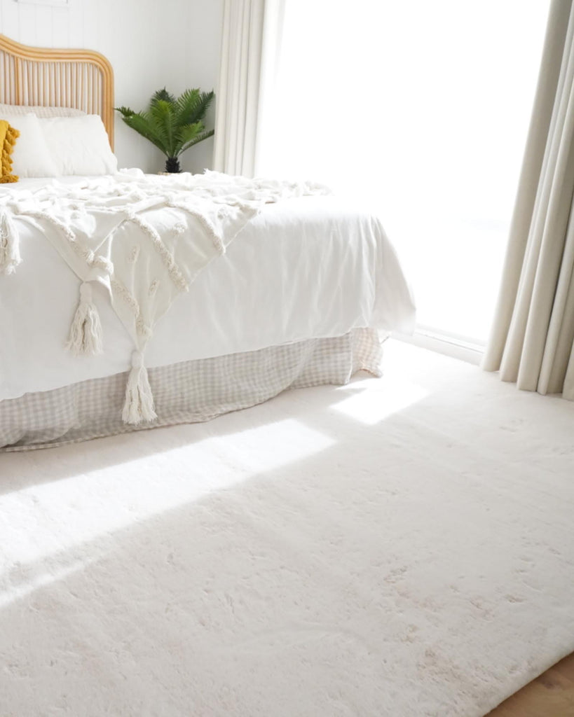 Becca Cream Shag Rug