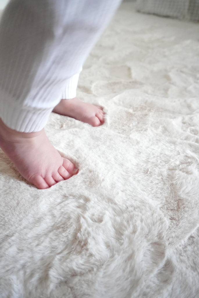 Becca Cream Shag Rug