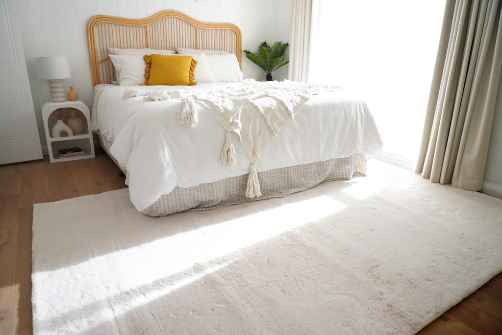 Becca Cream Shag Rug