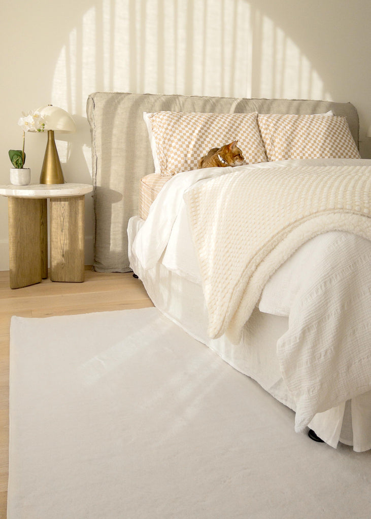 Becca Cream Shag Rug