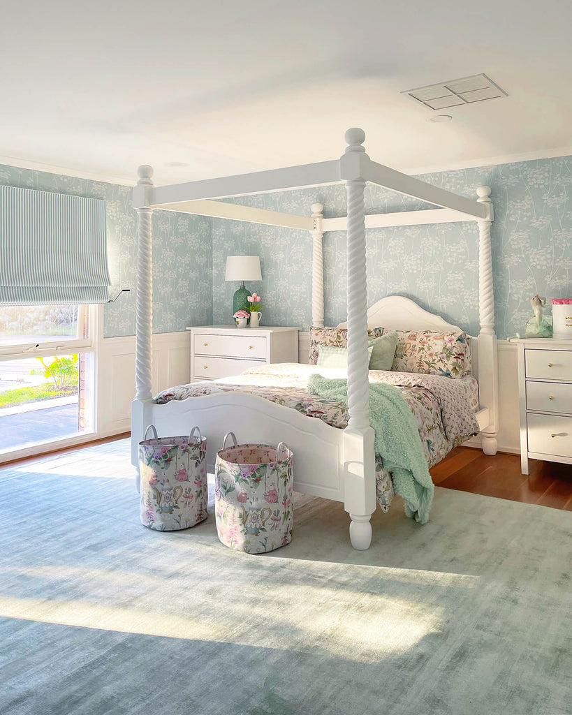 Billie Mint Green Distressed Viscose Rug