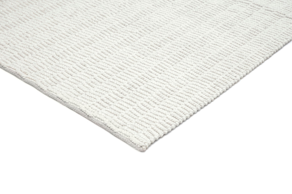 Blanca Ivory Textured Wool Rug