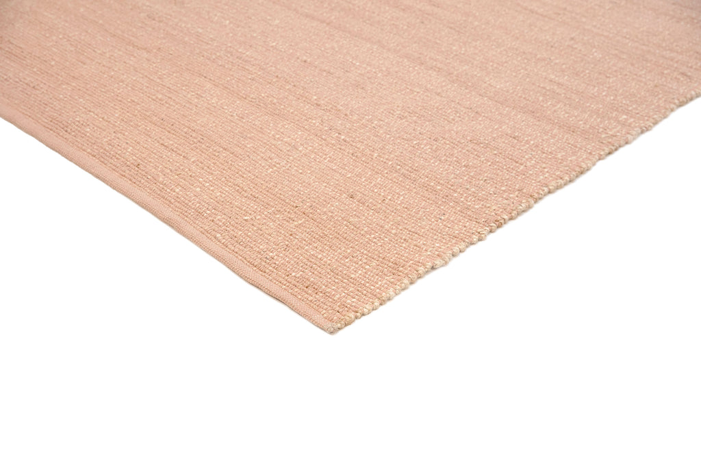 Briony Peach Flatweave Jute and Cotton Rug