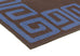 Callista Deep Chocolate and Vivid Blue Geometric Indoor Outdoor Rug