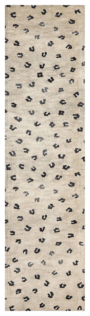 Candice Beige Leopard Pattern Runner Rug*NO RETURNS UNLESS FAULTY