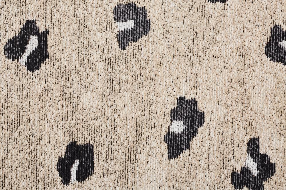 Candice Beige Leopard Pattern Runner Rug*NO RETURNS UNLESS FAULTY