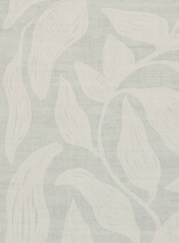 Cattleya Grey Botanical Washable Rug