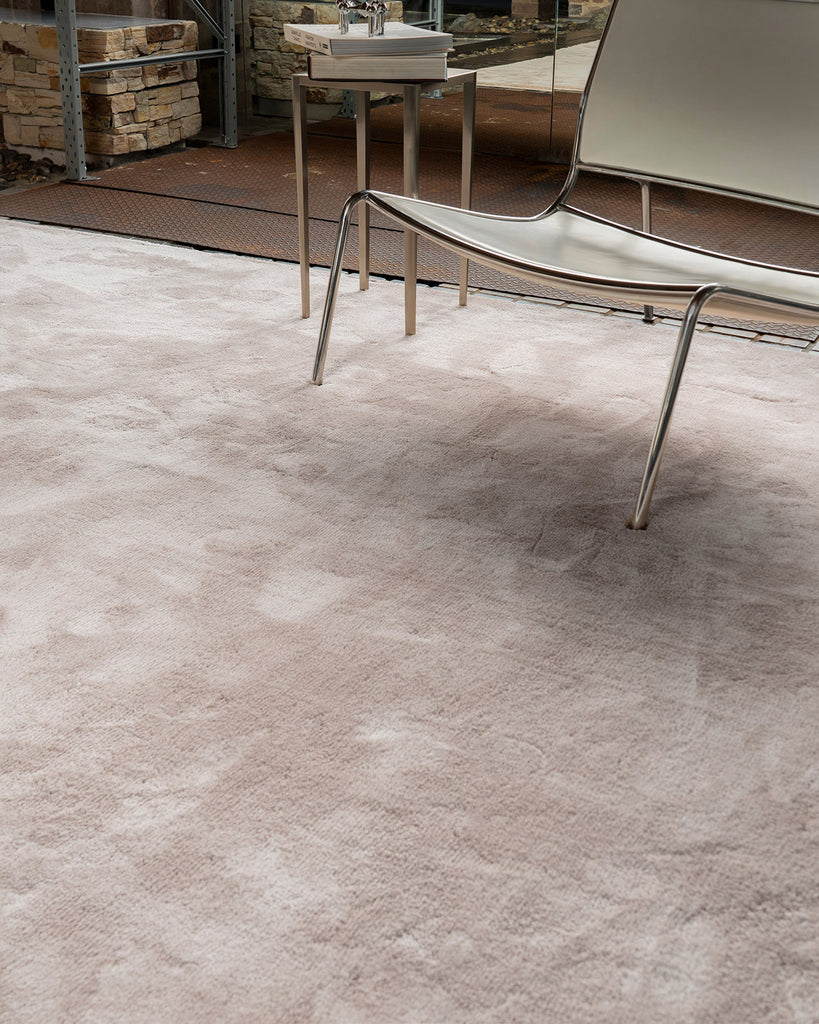 Chiara Neutral Beige Shag Rug