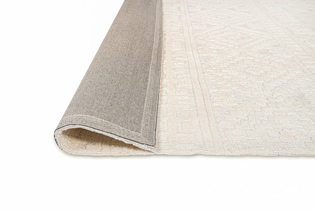 Chloe Cream Tribal Textured Rug