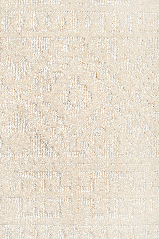 Chloe Cream Tribal Textured Rug