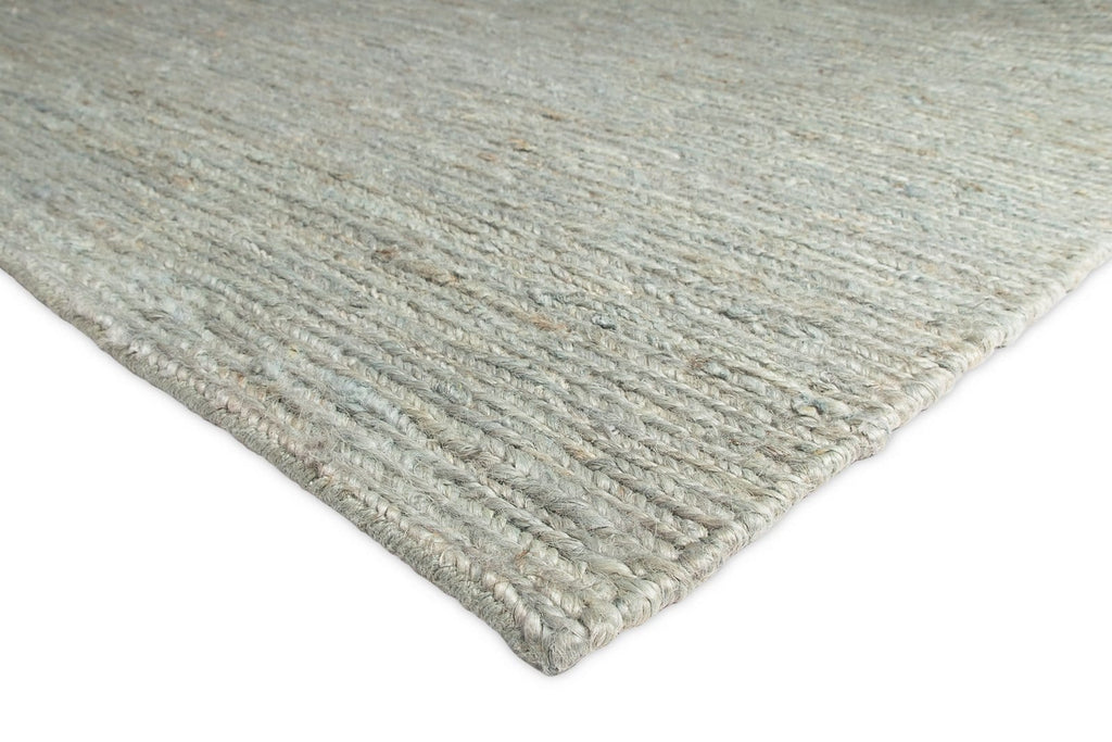 Clover Brown And Green Braided Jute Rug