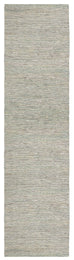Clover Brown And Green Braided Jute Runner Rug