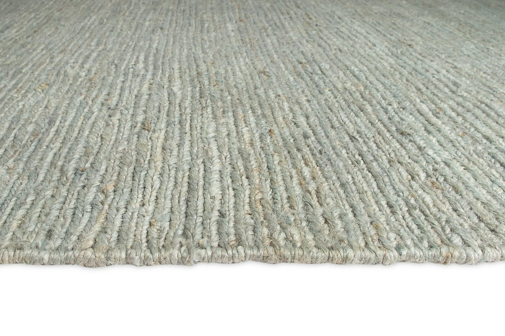 Clover Brown And Green Braided Jute Runner Rug