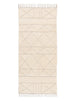 Coco Ivory Tribal Washable Runner Rug