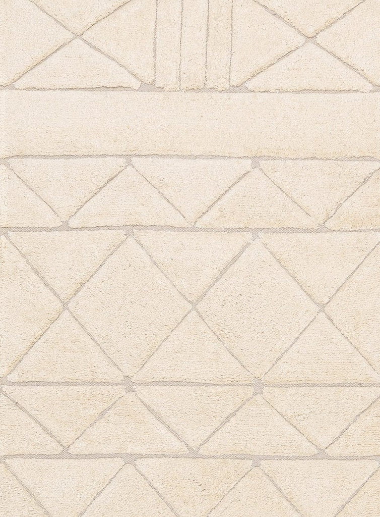 Coco Ivory Tribal Washable Runner Rug