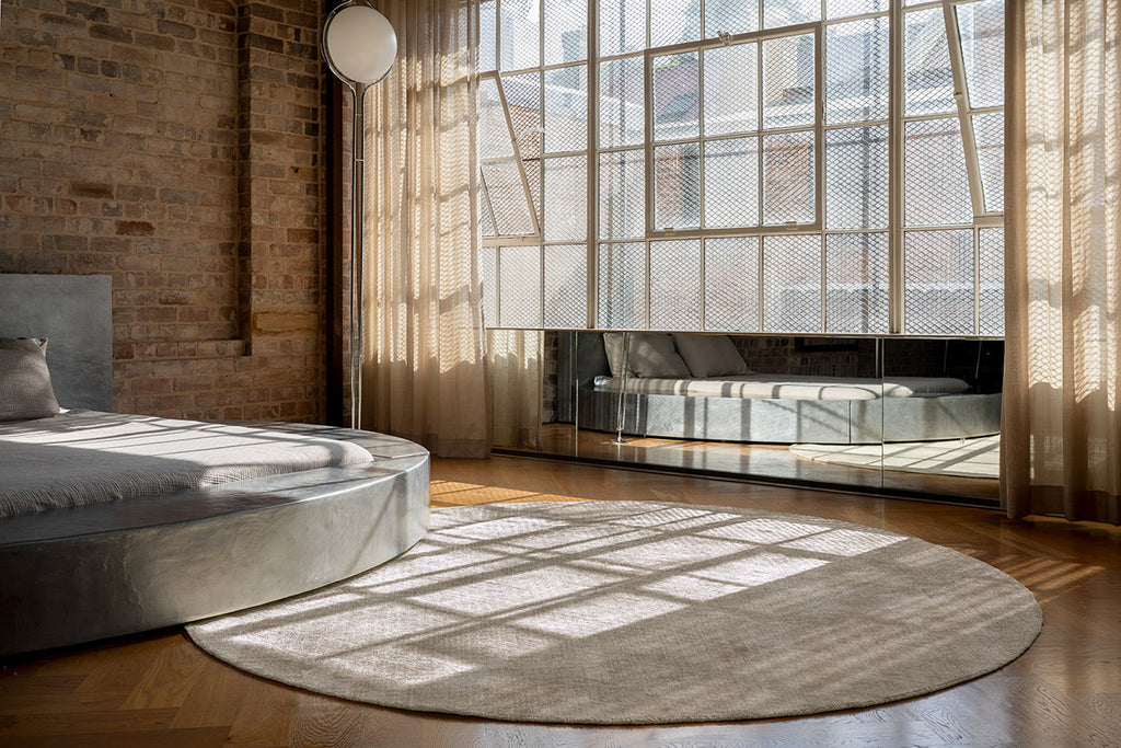 Codie Beige Handwoven Round Rug