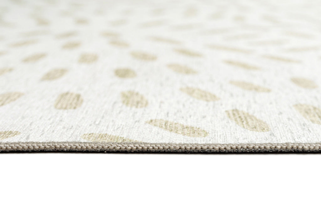 Coral Beige Cream Indoor Outdoor Washable Rug