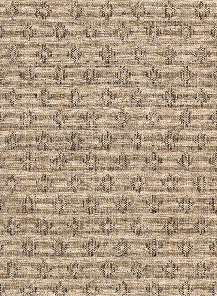 Cove Sand Nude and Ash Medallion Indoor Outdoor Rug