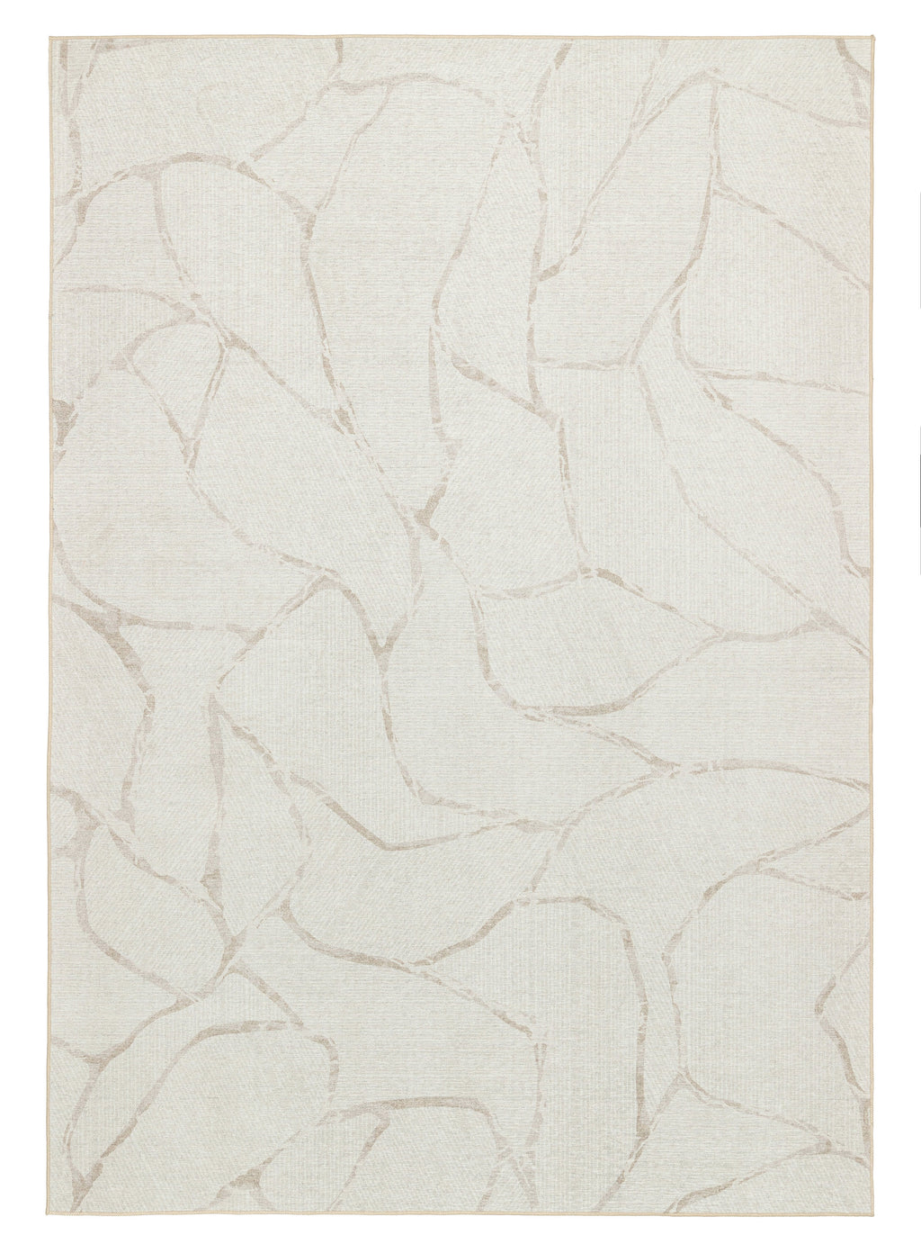 Cyra Soft Beige and Warm Taupe Indoor Outdoor Rug