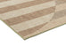 Delos Warm Sand and Soft Taupe Striped Indoor Outdoor Rug
