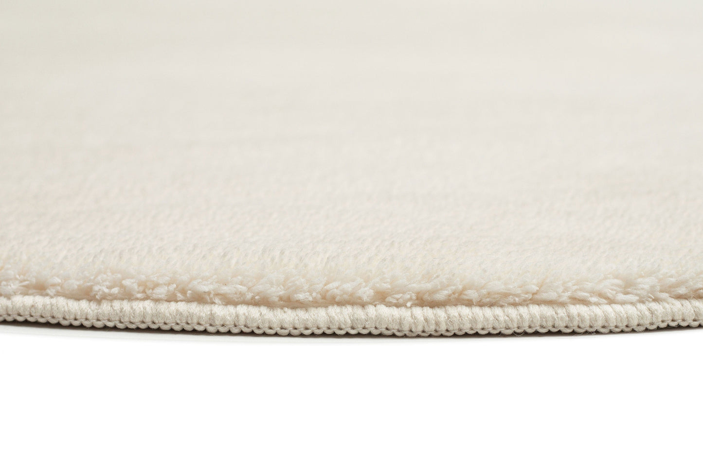 Demi Neutral Cream Irregular Shape Washable Rug