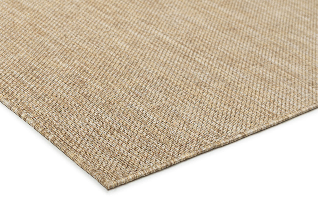 Dune Natural Beige Woven Indoor Outdoor Runner Rug