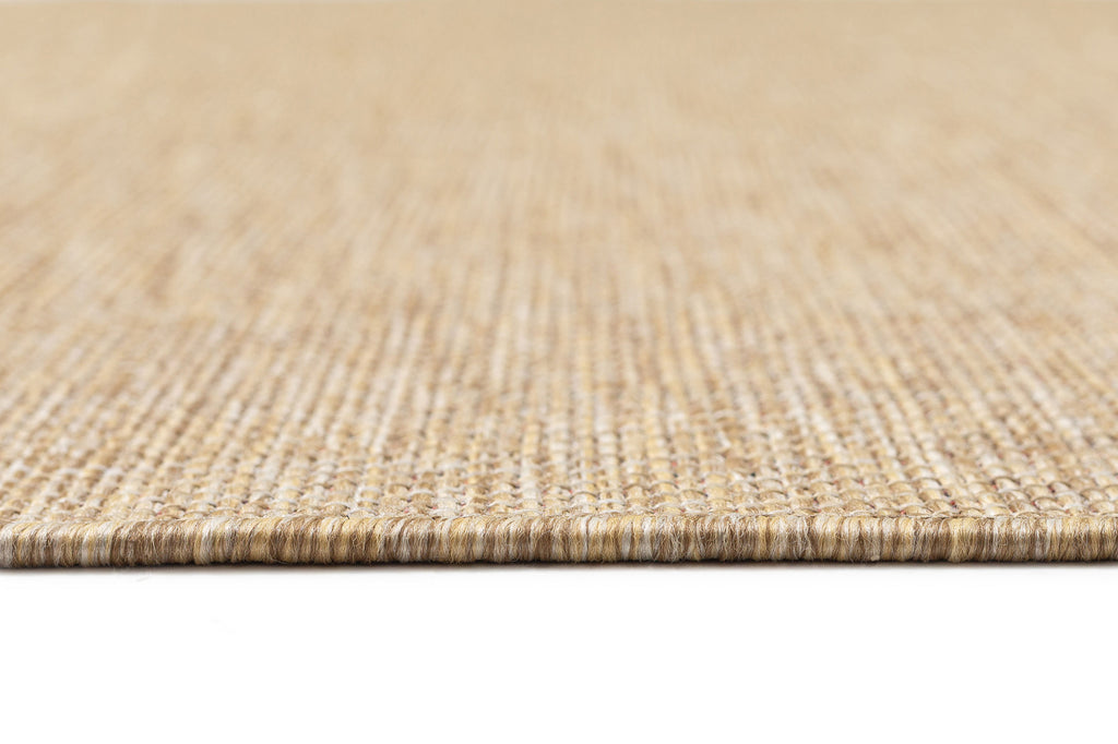 Dune Natural Beige Woven Indoor Outdoor Runner Rug