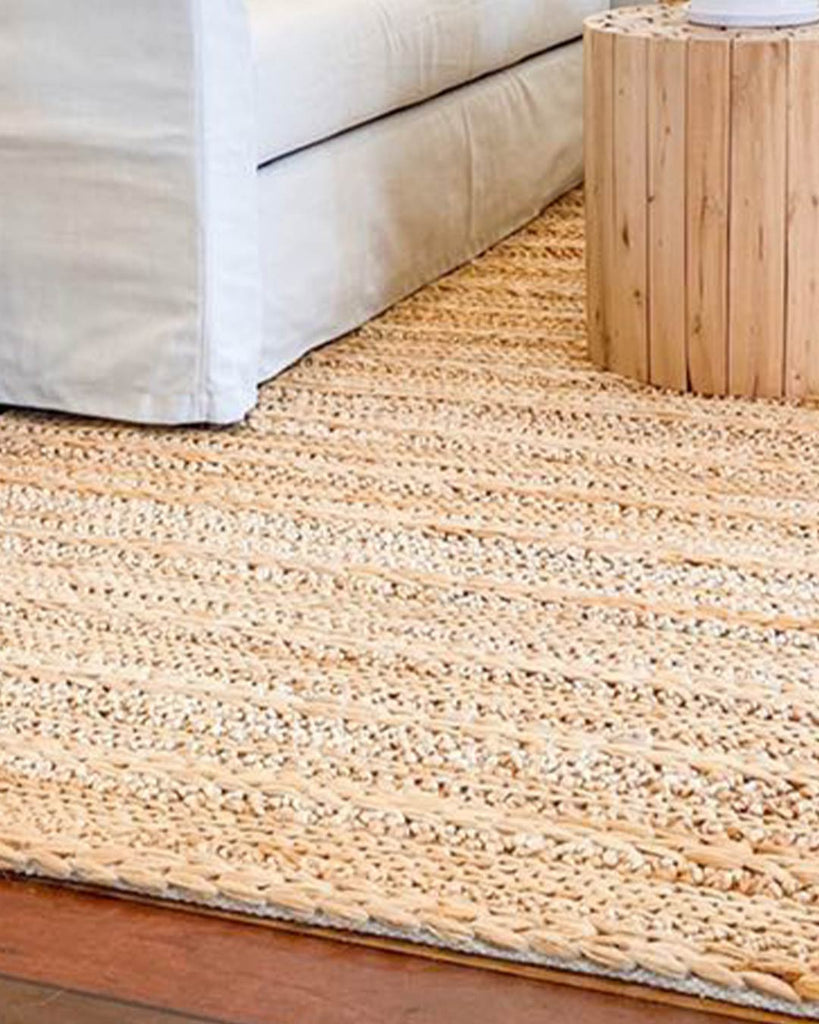 Eboni Chunky Braided Jute and Cotton Rug