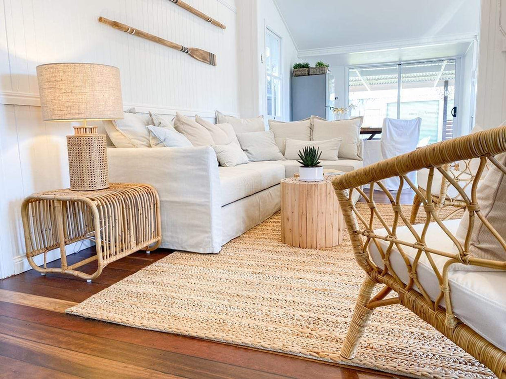 Eboni Chunky Braided Jute and Cotton Rug