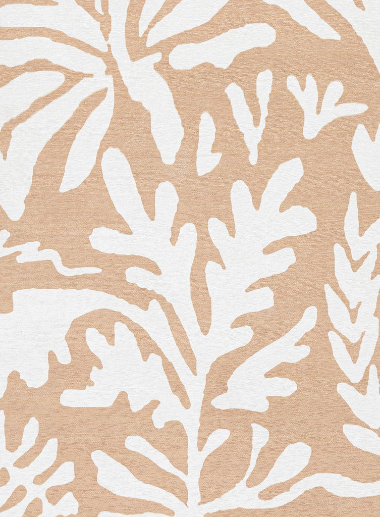 Edrielle Brown Cream Indoor Outdoor Washable Rug