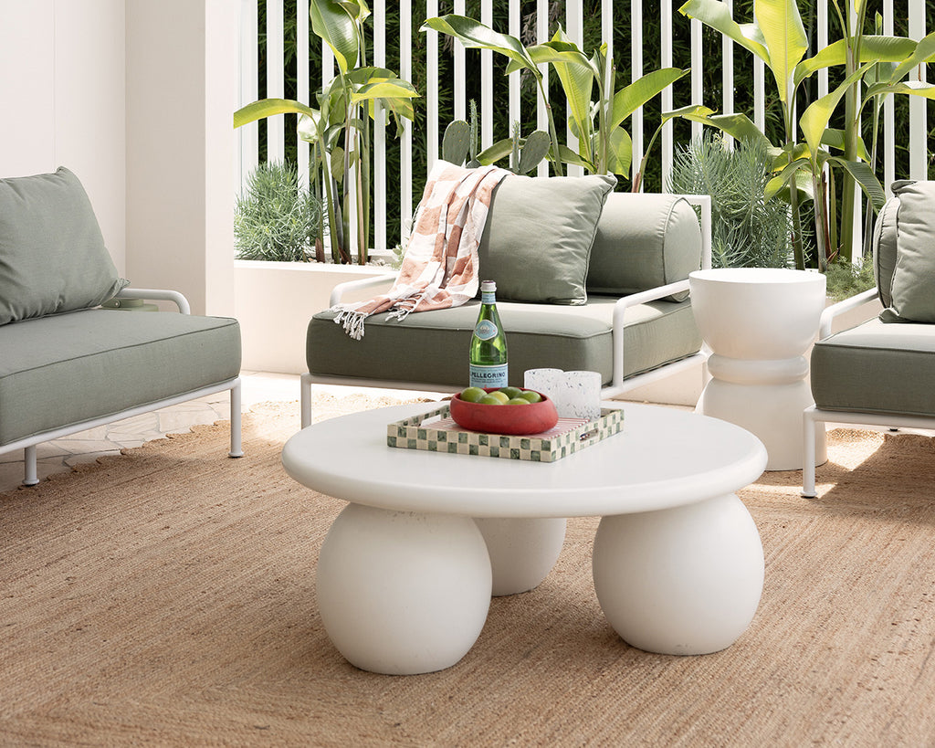 Ejiya Natural Brown Scalloped Jute Rug