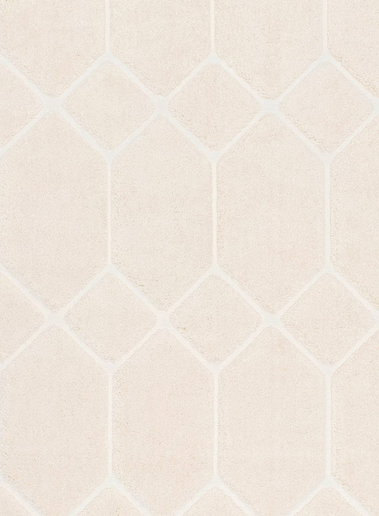 Elif Ivory Geometric Rug