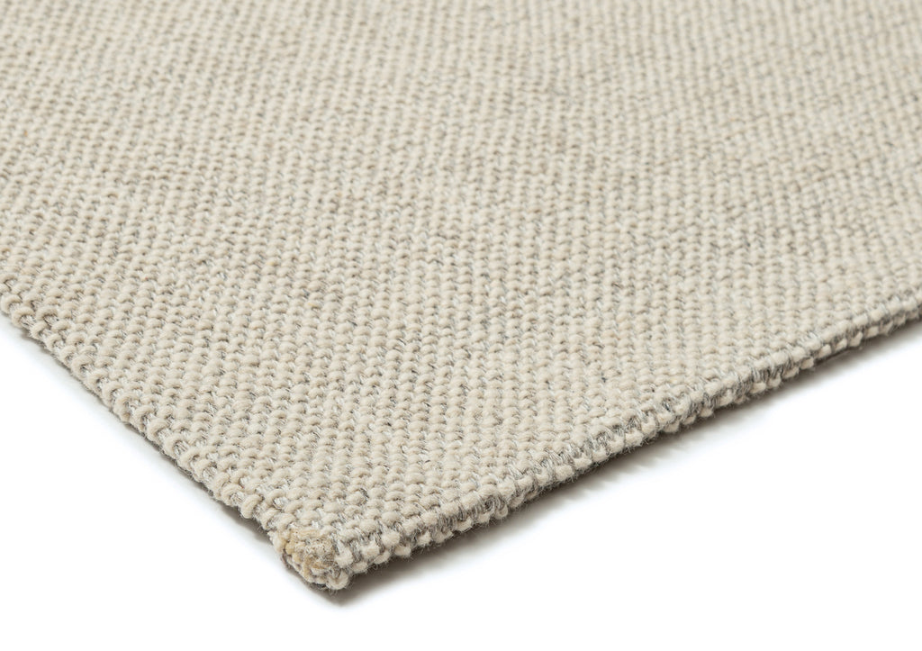Eminah Cream Beige Handmade Wool Rug