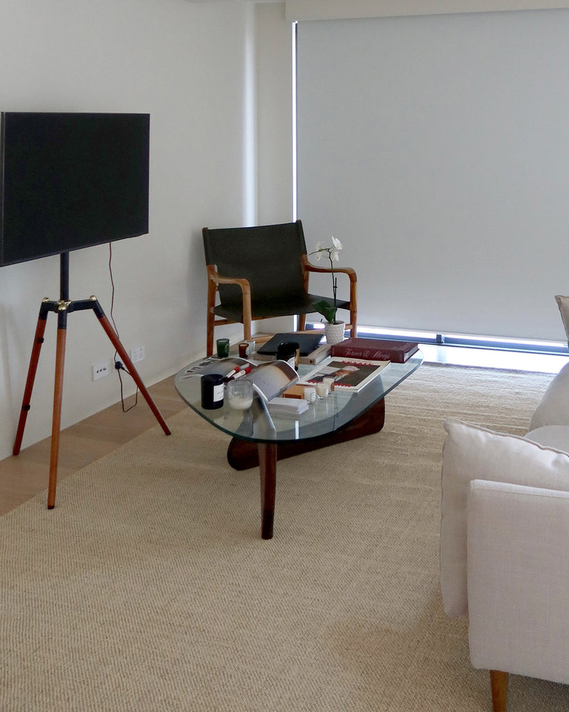 Eminah Cream Beige Handmade Wool Rug